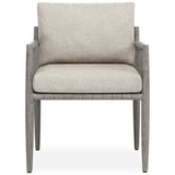 Borneo Outdoor Dining Chair, Dove, Set of 2