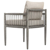 Borneo Outdoor Dining Chair, Dove, Set of 2