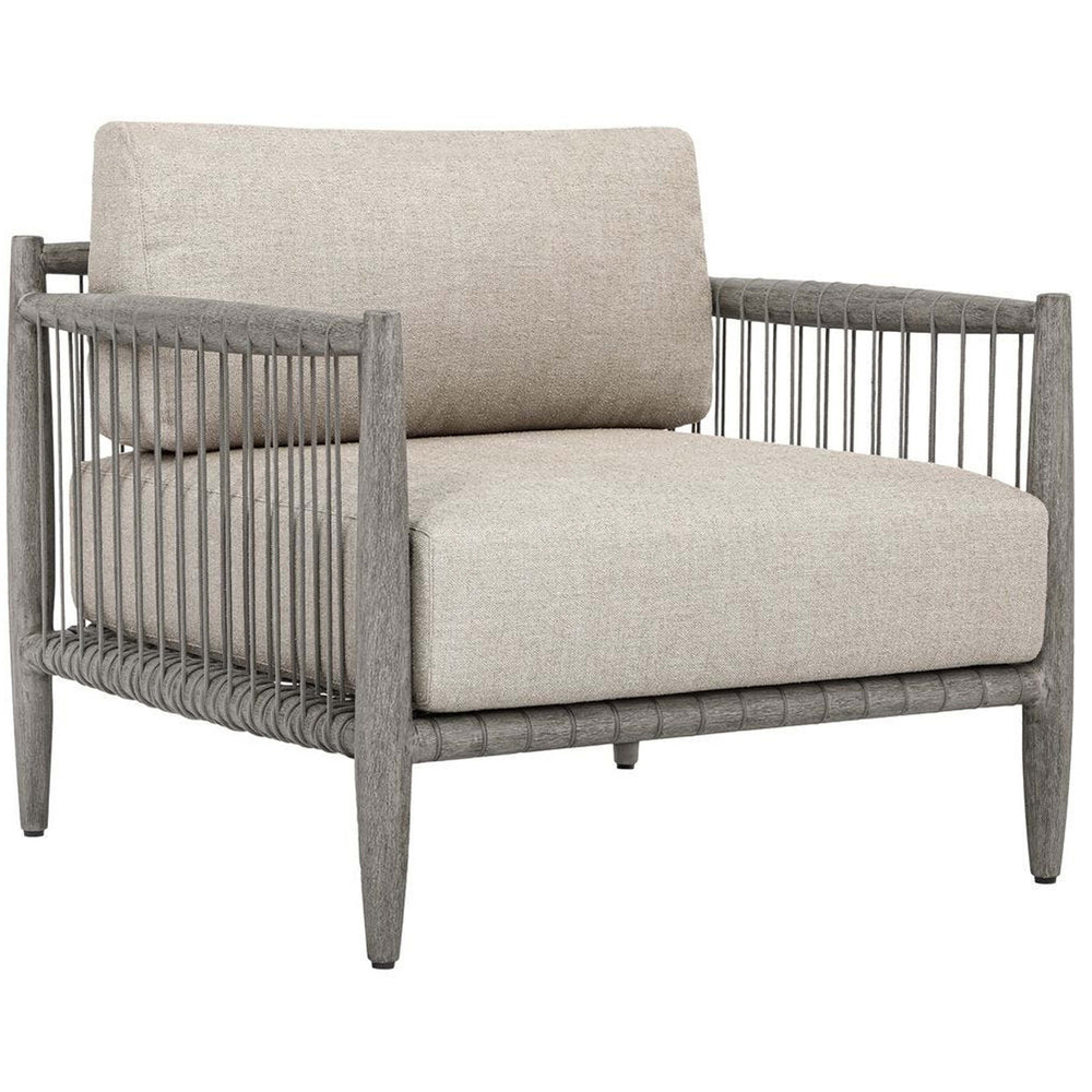 Borneo Outdoor Lounge Chair, Dove