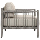 Borneo Outdoor Lounge Chair, Dove