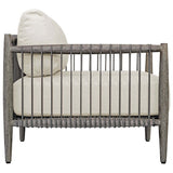 Borneo Outdoor Lounge Chair, Oyster