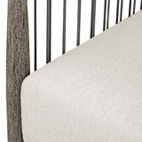Borneo Outdoor Lounge Chair, Oyster