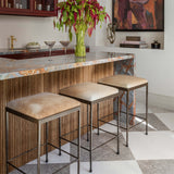Bose Hide Counter Stool, Canyon Sand-Furniture - Dining-High Fashion Home