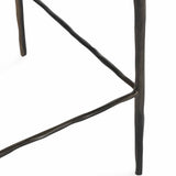 Bose Leather Counter Stool, Cocoa Brown-Furniture - Chairs-High Fashion Home