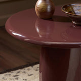 Bossa End Table, Plum by Four Hands-Furniture - Accent Tables-High Fashion Home