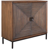 Bottom Line 2 Door Cabinet, Warm Wood