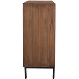 Bottom Line 2 Door Cabinet, Warm Wood