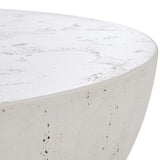 Boula Outdoor Coffee Table, Aged White by Four Hands-Furniture - Outdoor-High Fashion Home