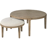 Boulder Bunching Cocktail Table, Warm Brown-Furniture - Accent Tables-High Fashion Home