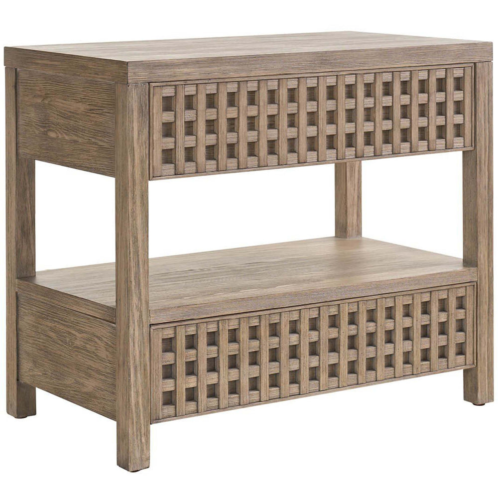 Boulder Lattice Nightstands, Boulder-Furniture - Bedroom-High Fashion Home