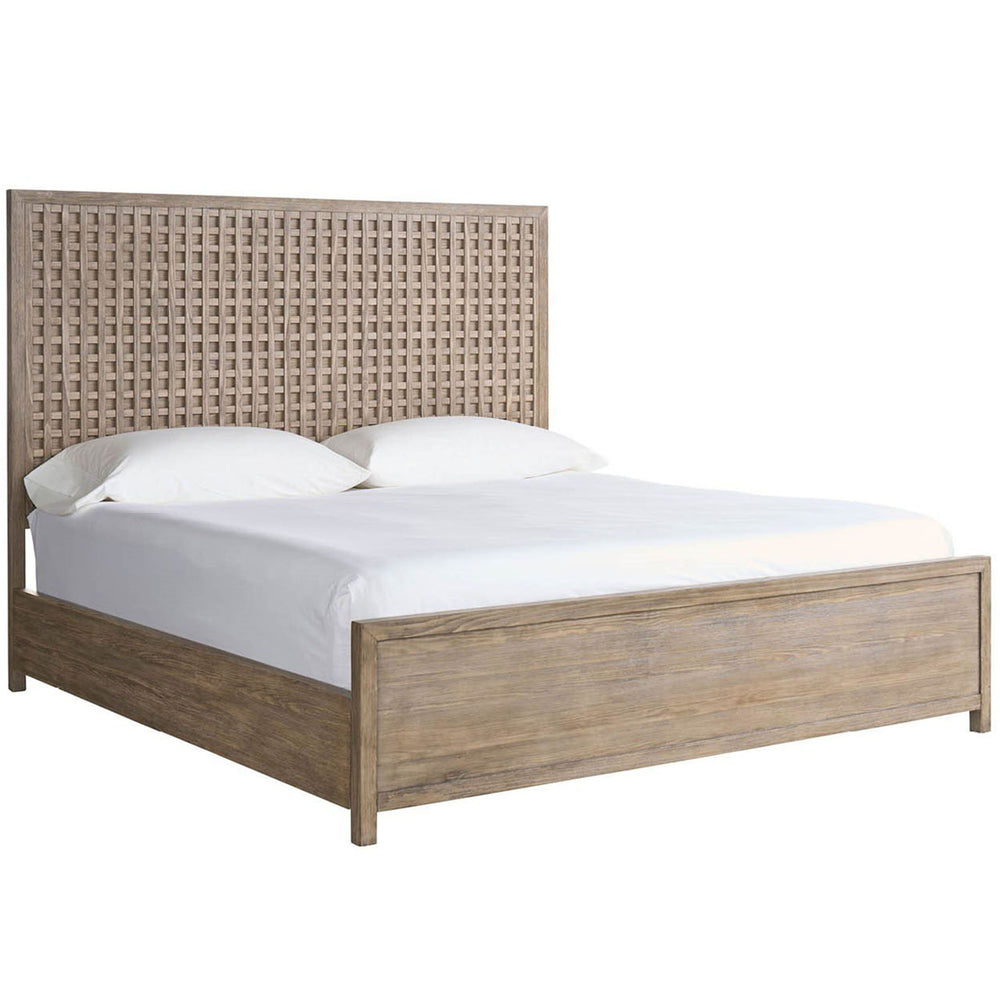 Boulder Panel Bed, Warm Brown-Furniture - Bedroom-High Fashion Home