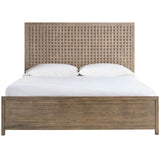 Boulder Panel Bed, Warm Brown-Furniture - Bedroom-High Fashion Home