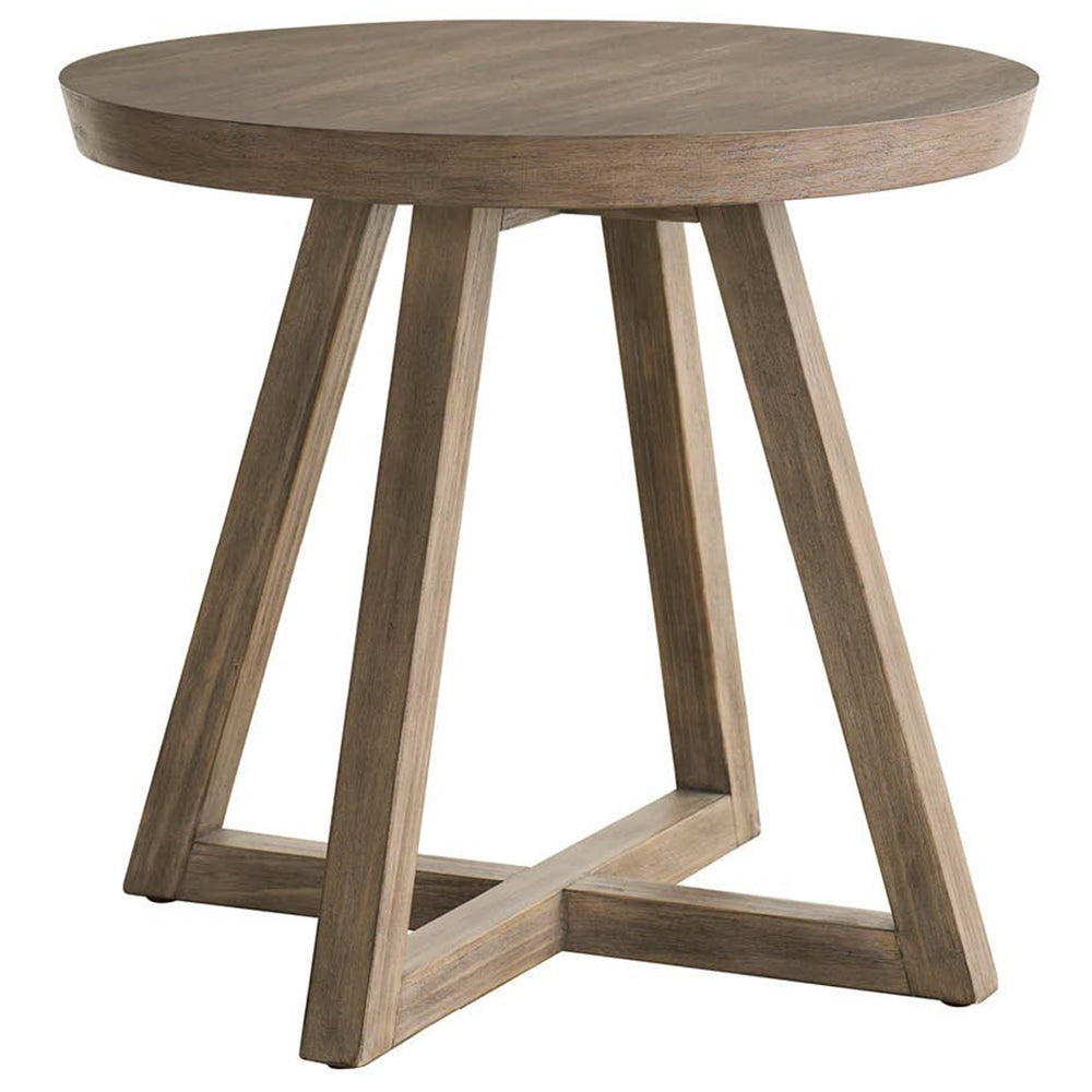 Boulder Round Side Table, Boulder-Furniture - Accent Tables-High Fashion Home