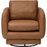 Bourne Swivel Chair, Aline Butternut-Furniture - Chairs-High Fashion Home