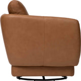 Bourne Swivel Chair, Aline Butternut-Furniture - Chairs-High Fashion Home