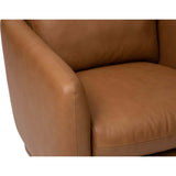 Bourne Swivel Chair, Aline Butternut-Furniture - Chairs-High Fashion Home