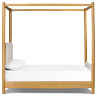 Bowen Canopy Bed, Sheepskin Natural