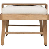 Bowen Ottoman, Mellow Ivory-Furniture - Benches-High Fashion Home