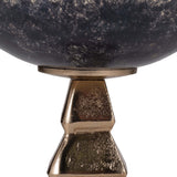 Bowl on Stand, Two Tone White-Accessories-High Fashion Home