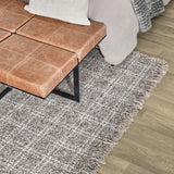 Bradbury Rug, Check Natural/Ivory