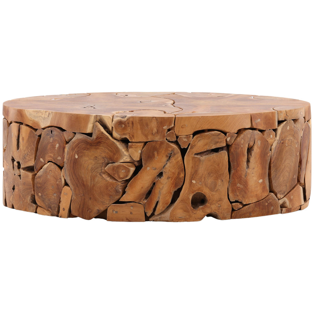 Braden Outdoor Coffee Table, Natural-Furniture - Outdoor-High Fashion Home