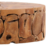 Braden Outdoor Coffee Table, Natural-Furniture - Outdoor-High Fashion Home