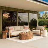 Braden Outdoor Coffee Table, Natural-Furniture - Outdoor-High Fashion Home