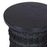 Brailey End Table, Black by Four Hands-Furniture - Accent Tables-High Fashion Home