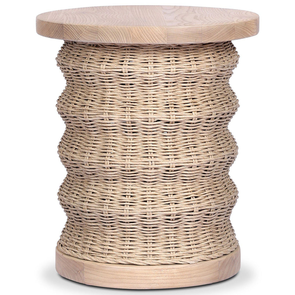 Brailey End Table, Smoked Natural by Four Hands-Furniture - Accent Tables-High Fashion Home