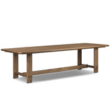 Bramwell 118" Dining Table, Weathered Oak by Amber Lewis x Four Hands-Furniture - Dining-High Fashion Home