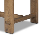 Bramwell 118" Dining Table, Weathered Oak by Amber Lewis x Four Hands-Furniture - Dining-High Fashion Home