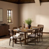 Bramwell 118" Dining Table, Weathered Oak by Amber Lewis x Four Hands-Furniture - Dining-High Fashion Home