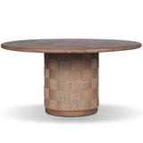 Brandt Outdoor 60" Round Dining Table, Toasted Brown by Four Hands
