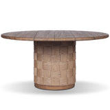Brandt Outdoor 60" Round Dining Table, Toasted Brown by Four Hands
