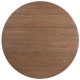 Brandt Outdoor 60" Round Dining Table, Toasted Brown by Four Hands