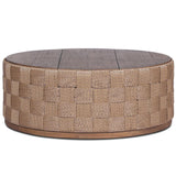 Brandt Outdoor Coffee Table, Toasted Brown by Four Hands