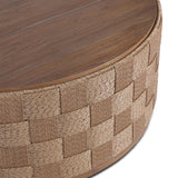 Brandt Outdoor Coffee Table, Toasted Brown by Four Hands