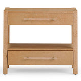 Brandyss 2-Drawer Nightstand, Birdseye Maple-Furniture - Bedroom-High Fashion Home