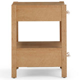 Brandyss 2-Drawer Nightstand, Birdseye Maple-Furniture - Bedroom-High Fashion Home