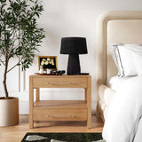Brandyss 2-Drawer Nightstand, Birdseye Maple-Furniture - Bedroom-High Fashion Home