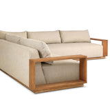 Branford Outdoor 3 Piece Sectional, Ellor Beige by Four Hands-Furniture - Sofas-High Fashion Home