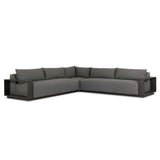 Branford Outdoor Metal 3 Piece Sectional, Arashi Graphite by Four Hands-Furniture - Sofas-High Fashion Home