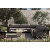 Branford Outdoor Metal 3 Piece Sectional, Arashi Graphite by Four Hands-Furniture - Sofas-High Fashion Home