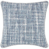 Brax Pillow, Blue/Ivory