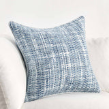 Brax Pillow, Blue/Ivory