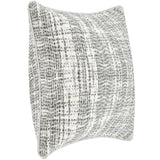Brax Pillow, Gray/Ivory