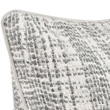 Brax Pillow, Gray/Ivory