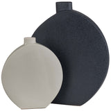 Braxton Vases, Black/Tan, Set of 2-Accessories-High Fashion Home