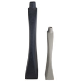 Braxton Vases, Black/Tan, Set of 2-Accessories-High Fashion Home