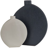 Braxton Vases, Black/White-Accessories-High Fashion Home